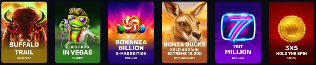 Game Selection and Providers at 7Bit Casino