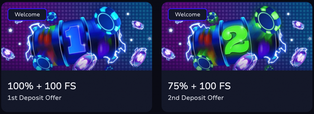 Welcome Offers at 7Bit Casino